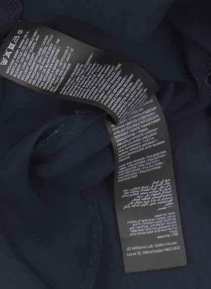 Anthology Women's Blue Long Sleeve Blouse Size 16