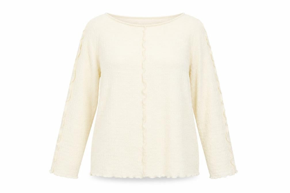 Womens UK Size 20 Marks and Spencer Ivory Basic Blouse