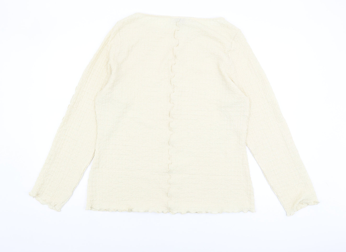 Womens UK Size 20 Marks and Spencer Ivory Basic Blouse