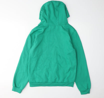 Mountain Warehouse Boys Green Graphic Pullover Hoodie - 13 Years