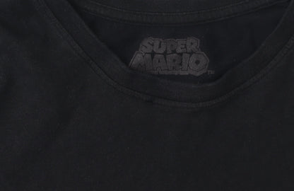 Mens UK Size L Difuzed Black  T-Shirt