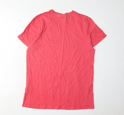 McKenzie Men's Red Crew Neck T-Shirt S