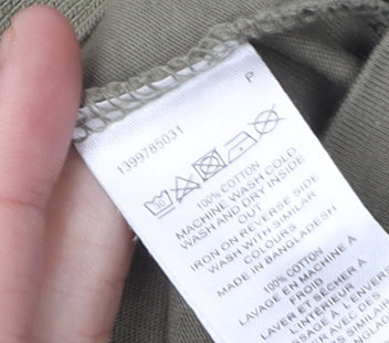 French Connection Men's Green Polo Shirt - M