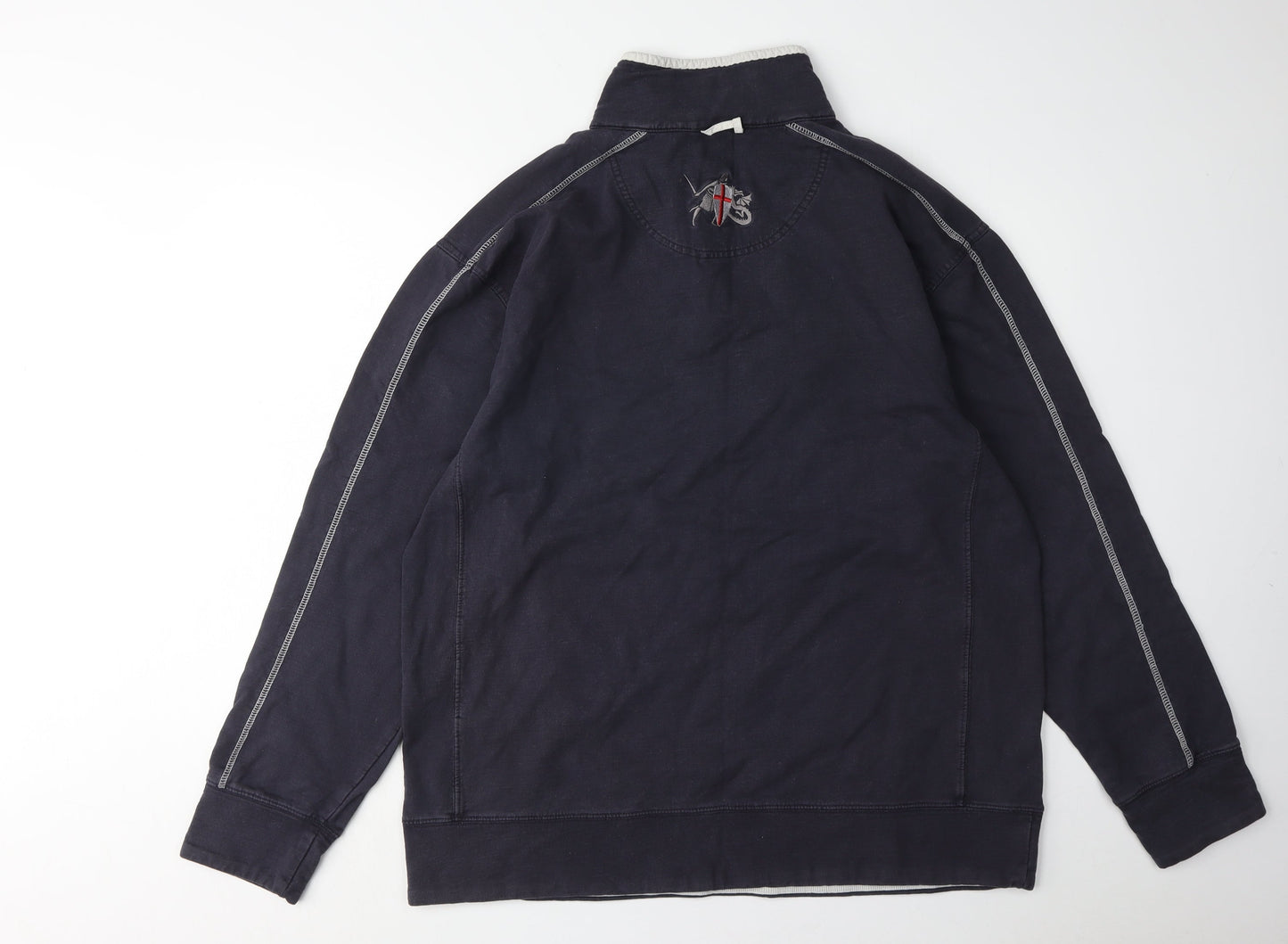 Front Row Men's Blue 1/4 Zip Sweatshirt XL