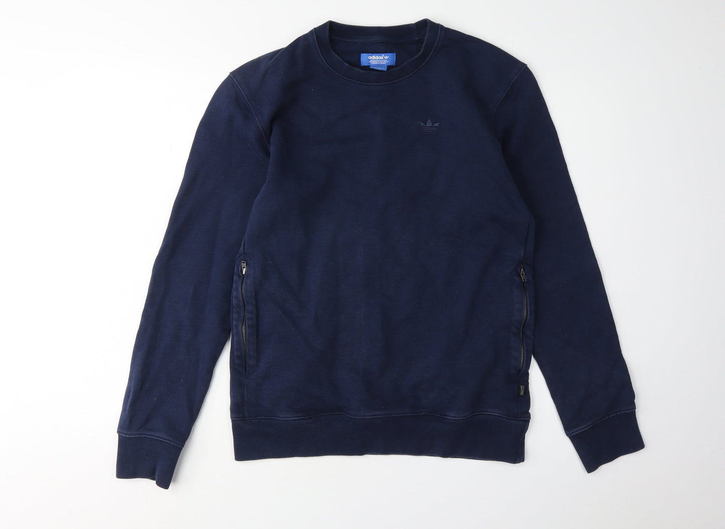 Adidas Blue Men's Sweatshirt Size S