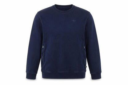 Mens UK Size S adidas Blue Pullover Sweatshirt