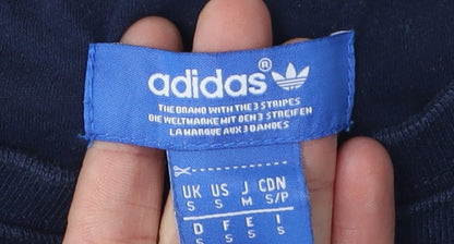 Adidas Blue Men's Sweatshirt Size S