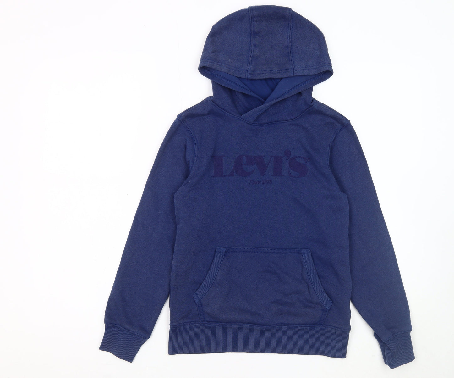 Levi's Boys Blue Hoodie 9-10 Years Pullover Cotton Blend