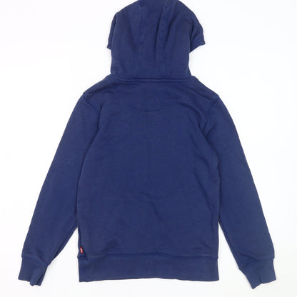 Levi's Boys Blue Hoodie 9-10 Years Pullover Cotton Blend