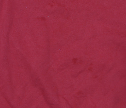 Mickey Mouse Unisex Red Pullover Hoodie XL