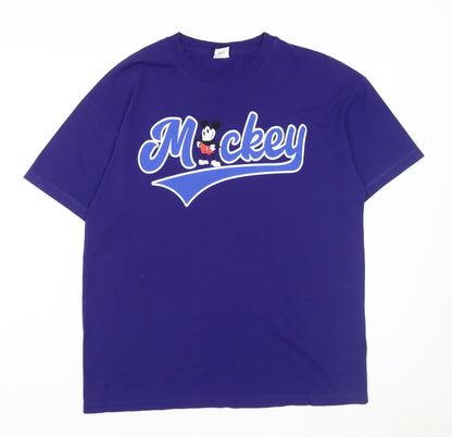 George Women’s Purple Mickey T-Shirt Size 10