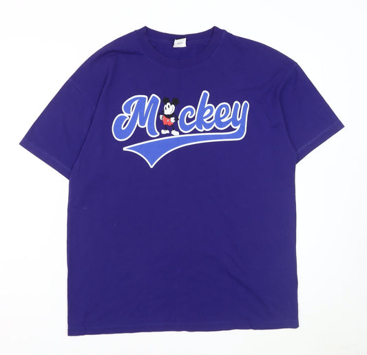 George Women’s Purple Mickey T-Shirt Size 10