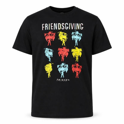 Mens UK Size XL Friends Black  T-Shirt