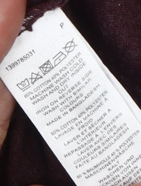 FCUK Men's Red Polo Shirt, M, Cotton Blend, Logo Accent