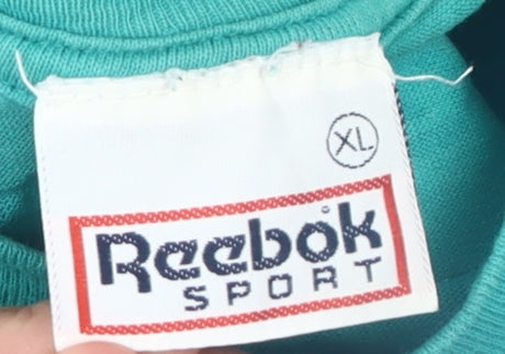 Reebok Sport Men's XL Green Graphic T-Shirt