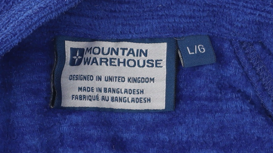 Mens UK Size L Mountain Warehouse Blue Full Zip