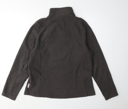 Quechua Women's Black Fleece Pullover Sweatshirt, Size 12