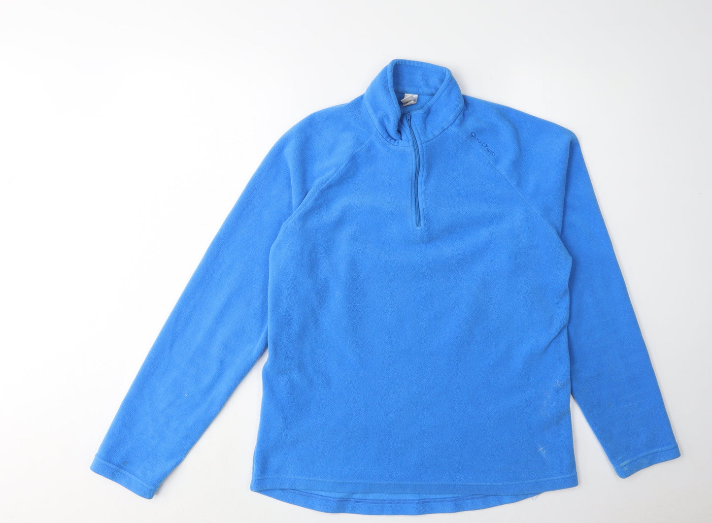 Quechua Women's Blue Fleece Pullover Sweatshirt Size 12
