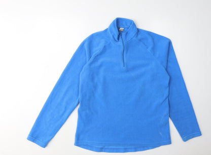 Quechua Women's Blue Fleece Pullover Sweatshirt Size 12