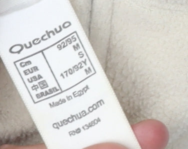 Quechua Women’s Beige Fleece Pullover - Medium