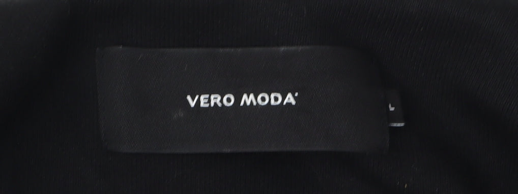 Womens UK Size L VERO MODA Black Basic Jacket