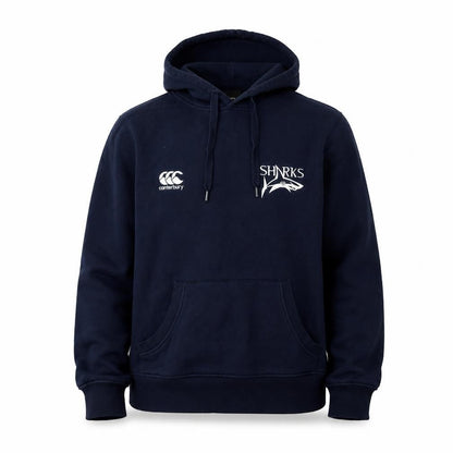 Mens UK Size M Canterbury Blue Pullover Hoodie