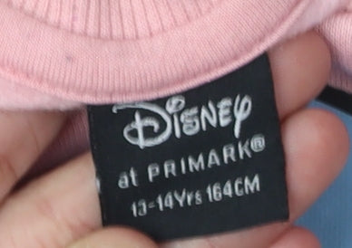 Disney at Primark Girls Pink Stitch Pullover Sweatshirt 13-14Y
