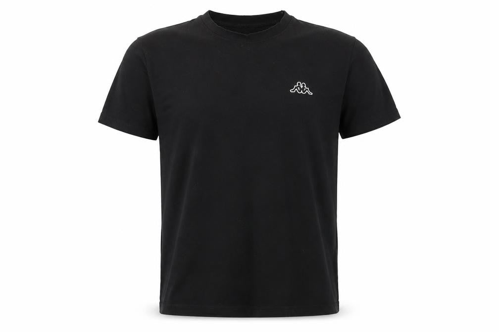 Mens UK Size S Kappa Black  T-Shirt