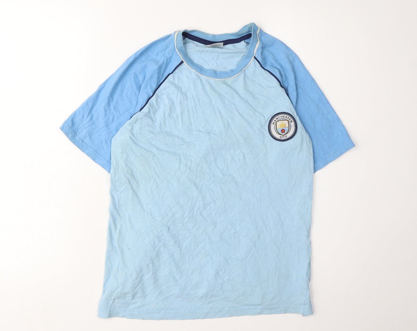Ultimate Kids Boys Blue Manchester City T-Shirt 13 Years