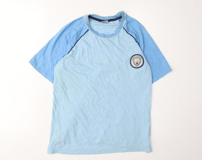 Ultimate Kids Boys Blue Manchester City T-Shirt 13 Years