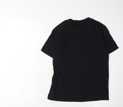 UFC Boys Black T-Shirt 9-10 Years Short Sleeve Logo