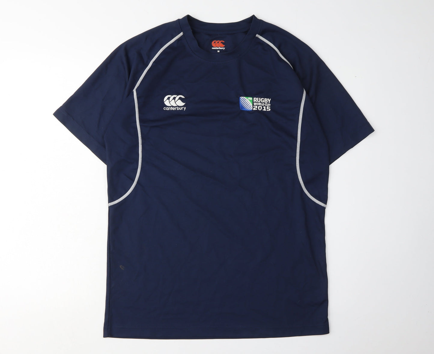 Canterbury Men's Blue Rugby T-Shirt M Jersey Sports