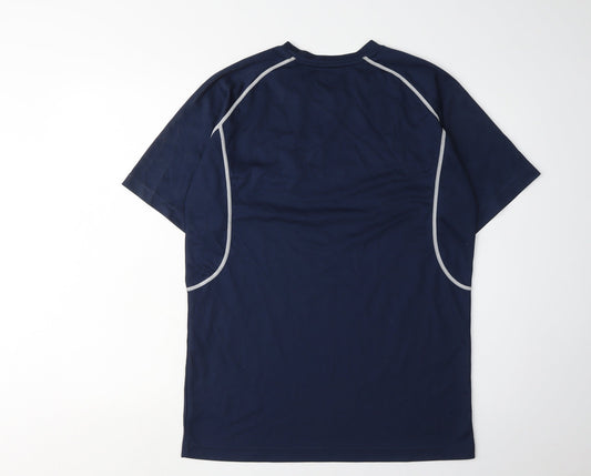 Canterbury Men's Blue Rugby T-Shirt M Jersey Sports