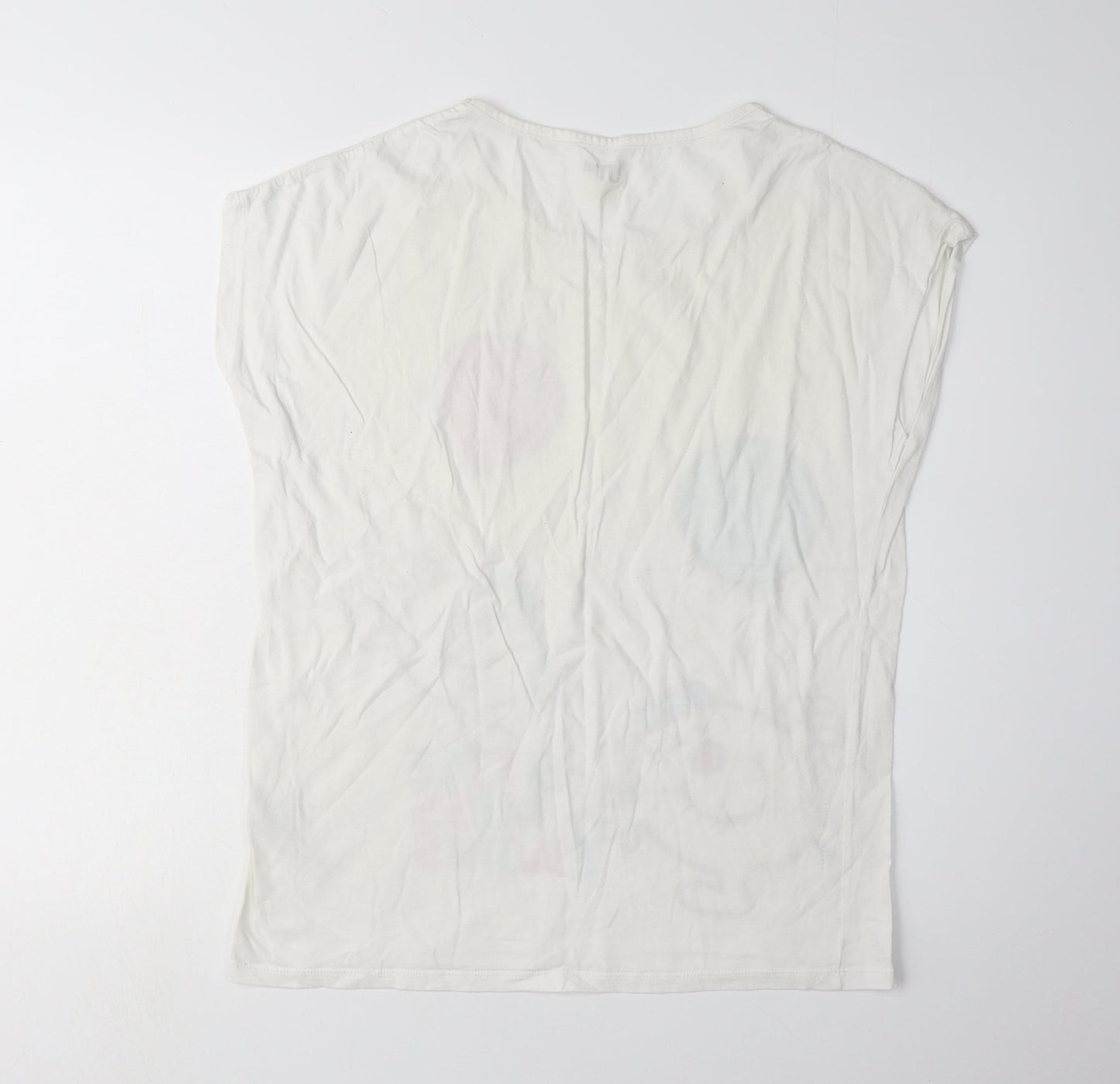 Womens UK Size L Uniqlo White Basic T-Shirt