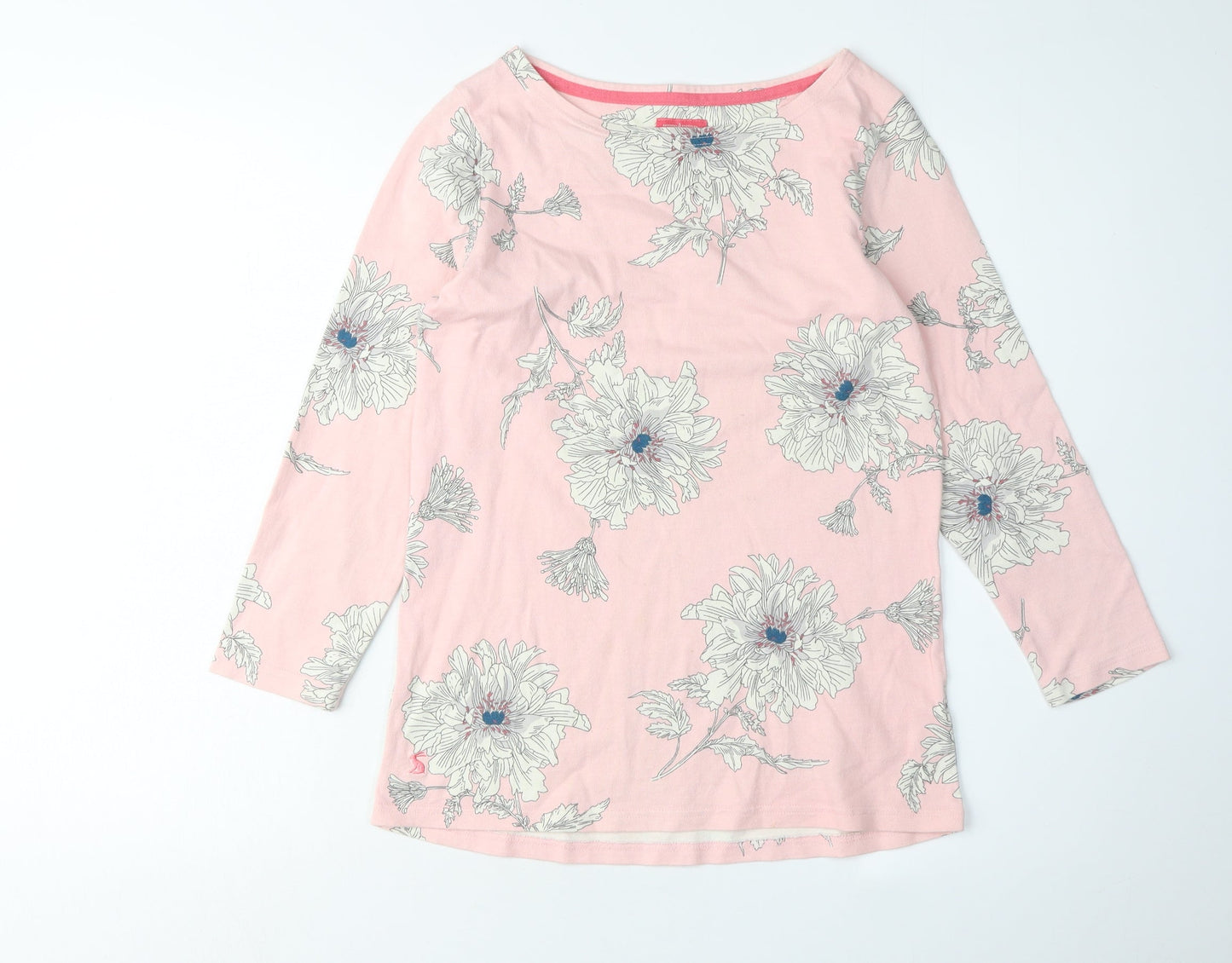 Womens UK Size XS Joules Pink Basic T-Shirt
