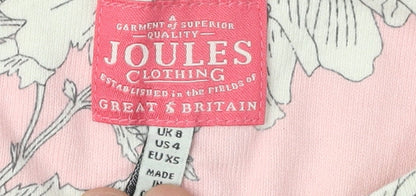 Womens UK Size XS Joules Pink Basic T-Shirt