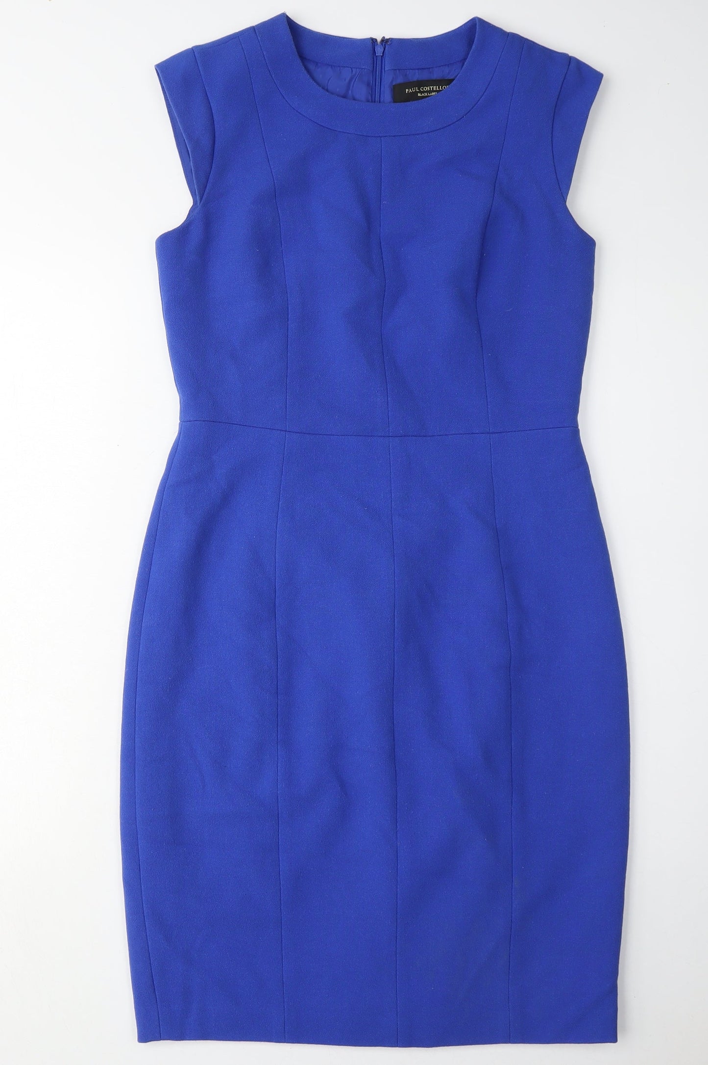 Paul Costelloe Women's Blue Sheath Dress Size 10