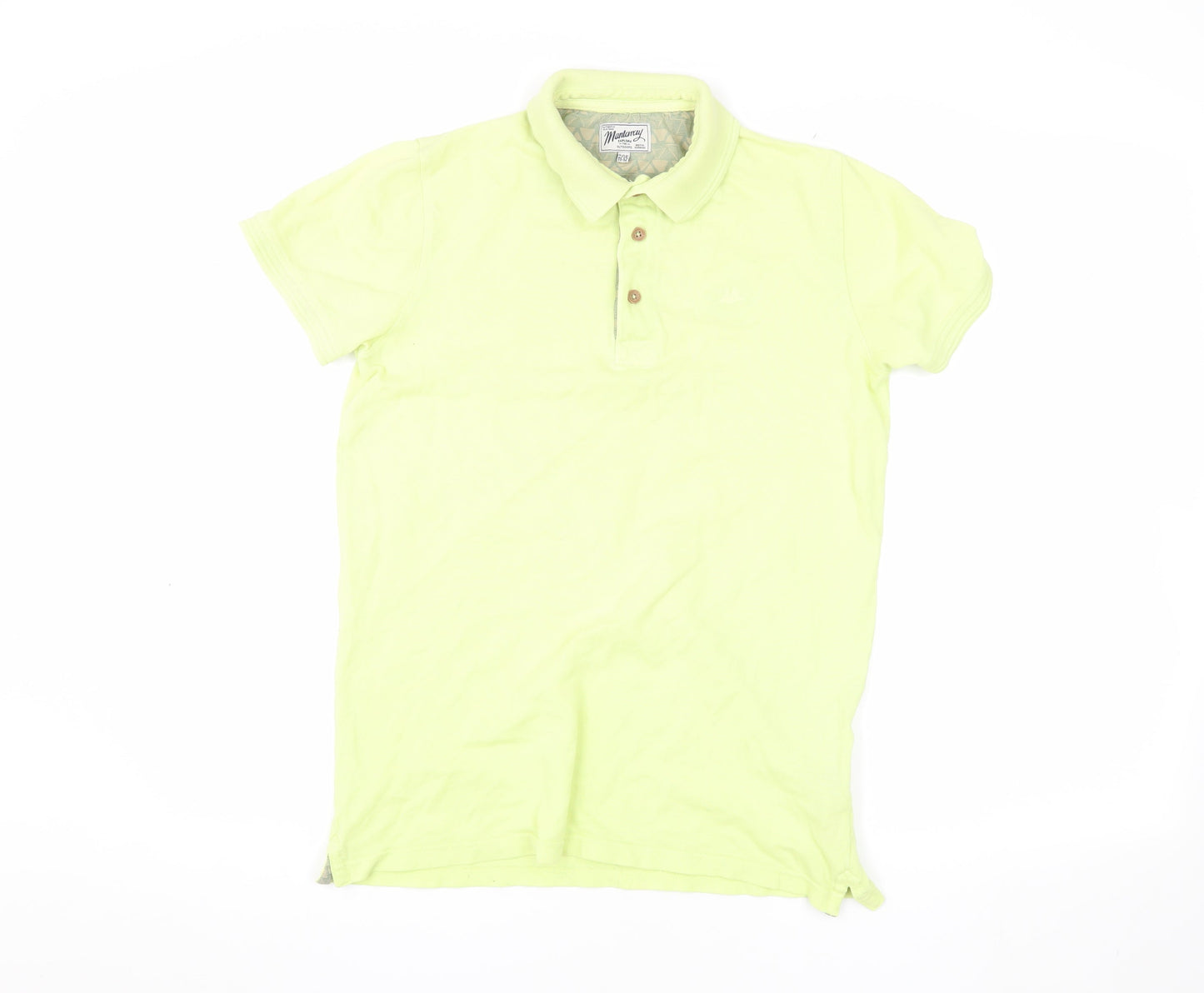 Monterey Green Boys Polo Shirt Age 11-12 Cotton Collared