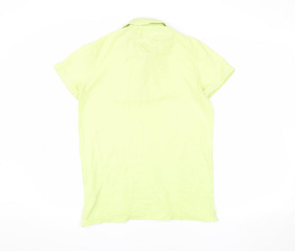 Monterey Green Boys Polo Shirt Age 11-12 Cotton Collared