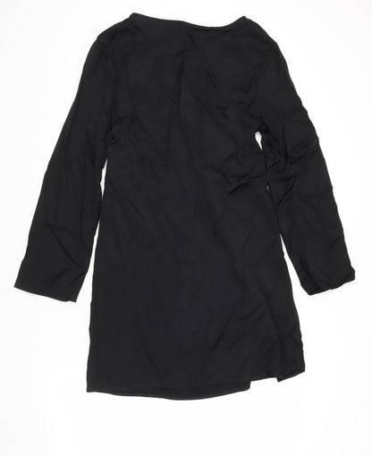 H&M Women's Black Long Sleeve Dress, Size 8