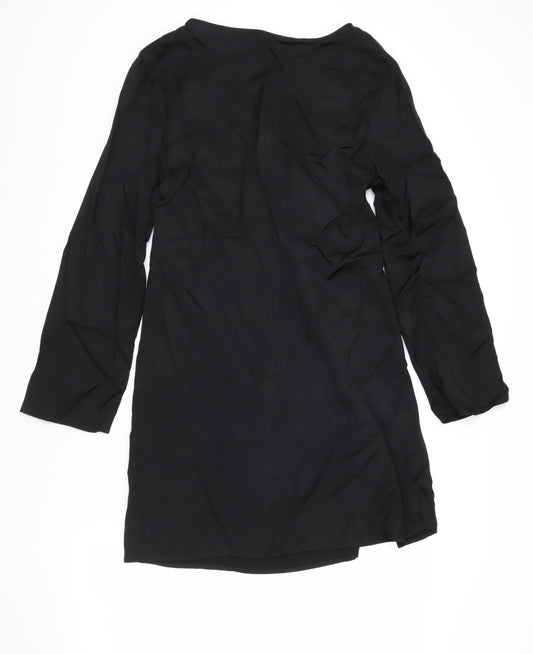 H&M Women's Black Long Sleeve Dress, Size 8