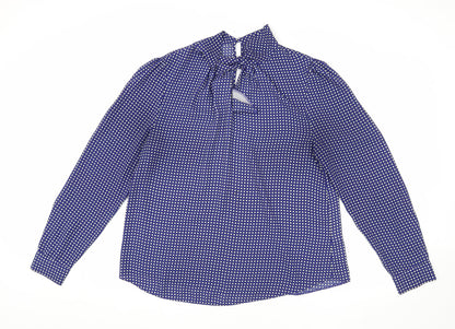 Womens UK Size 14 Dorothy Perkins Blue Camisole Blouse
