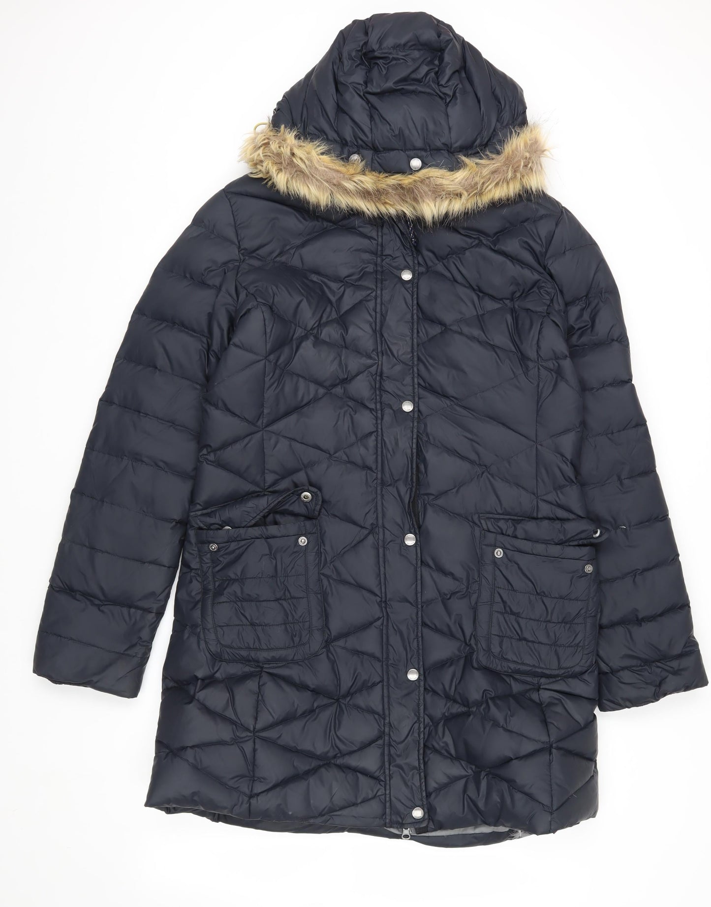 Womens UK Size 12 Tog Twenty Four Black Puffer Jacket
