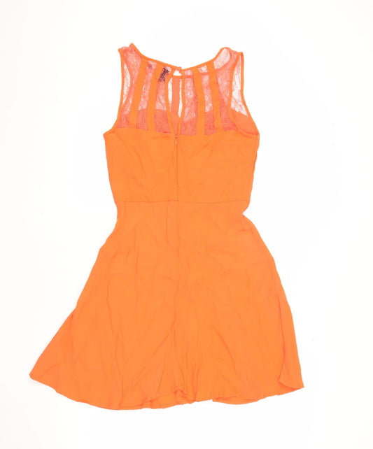 Forever 21 Women’s Orange A-Line Party Dress S
