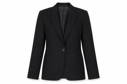Womens UK Size 12 Per Una Regular Black Blazer