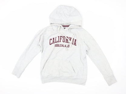 Soulcal & Co Women's White Hoodie, Size 12, Pullover