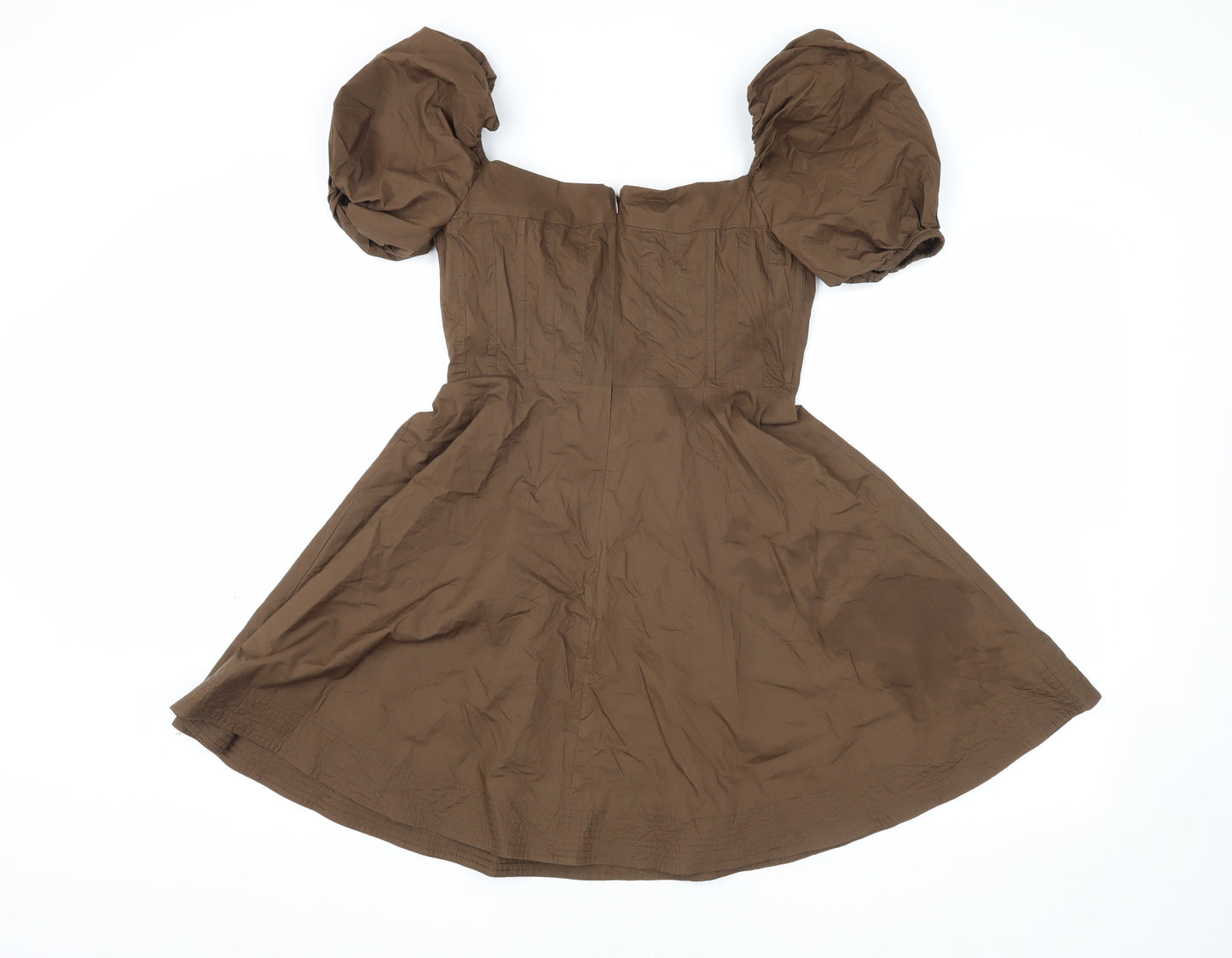 Bardot Women's Brown A-Line Short Dress