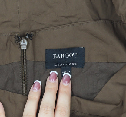 Bardot Women's Brown A-Line Short Dress