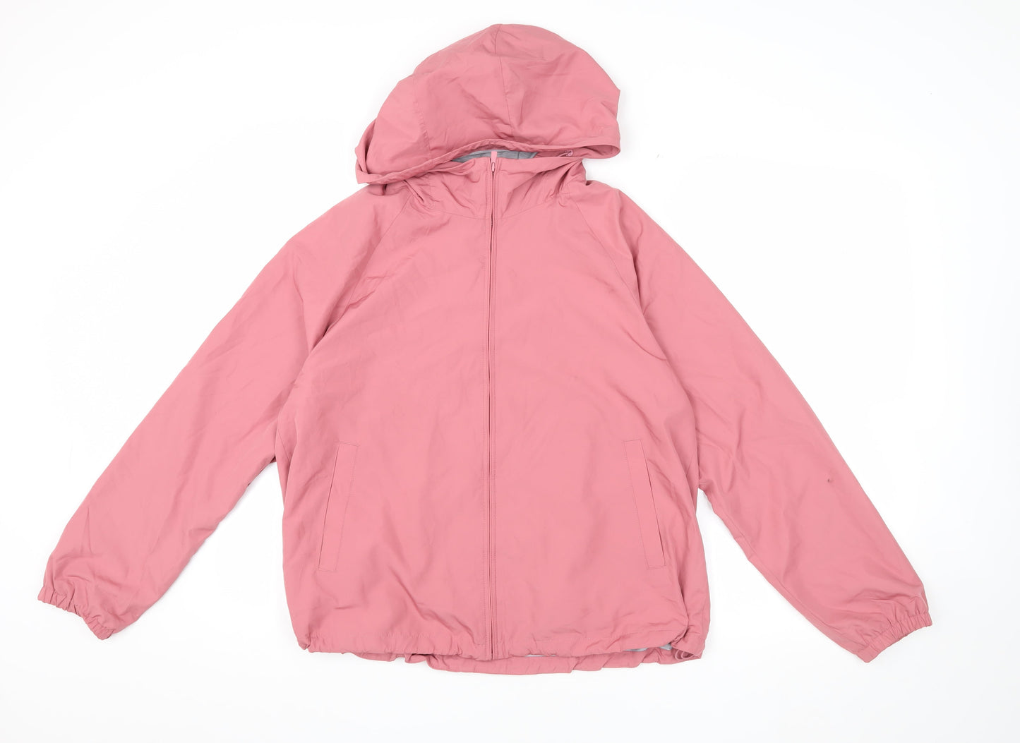 Womens UK Size L Uniqlo Pink Basic Jacket