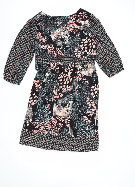 M&S Women's Multicoloured Floral Dress, Size 12
